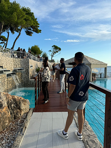 Teams using Old Town locations to film short movies in Zadar